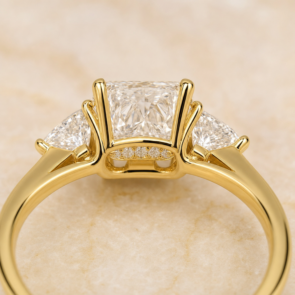 Radiant Hidden Halo Ring - image 3 - 1Luxury Miami