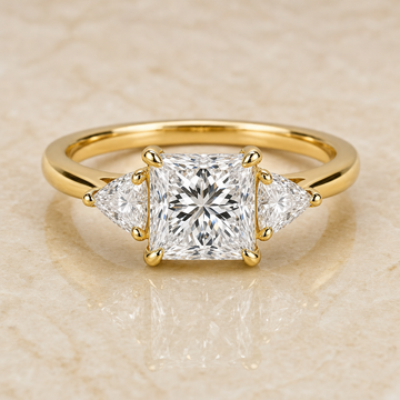 Princess Three-Stone Ring - main - 1Luxury Miami