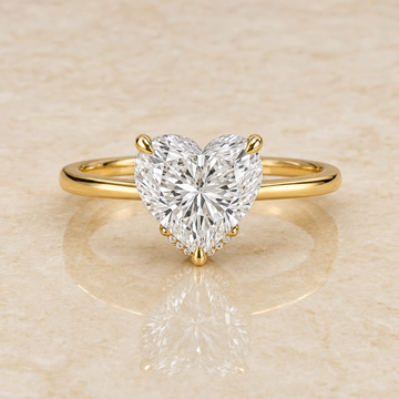 Heart Hidden Halo Ring - main - 1Luxury Miami