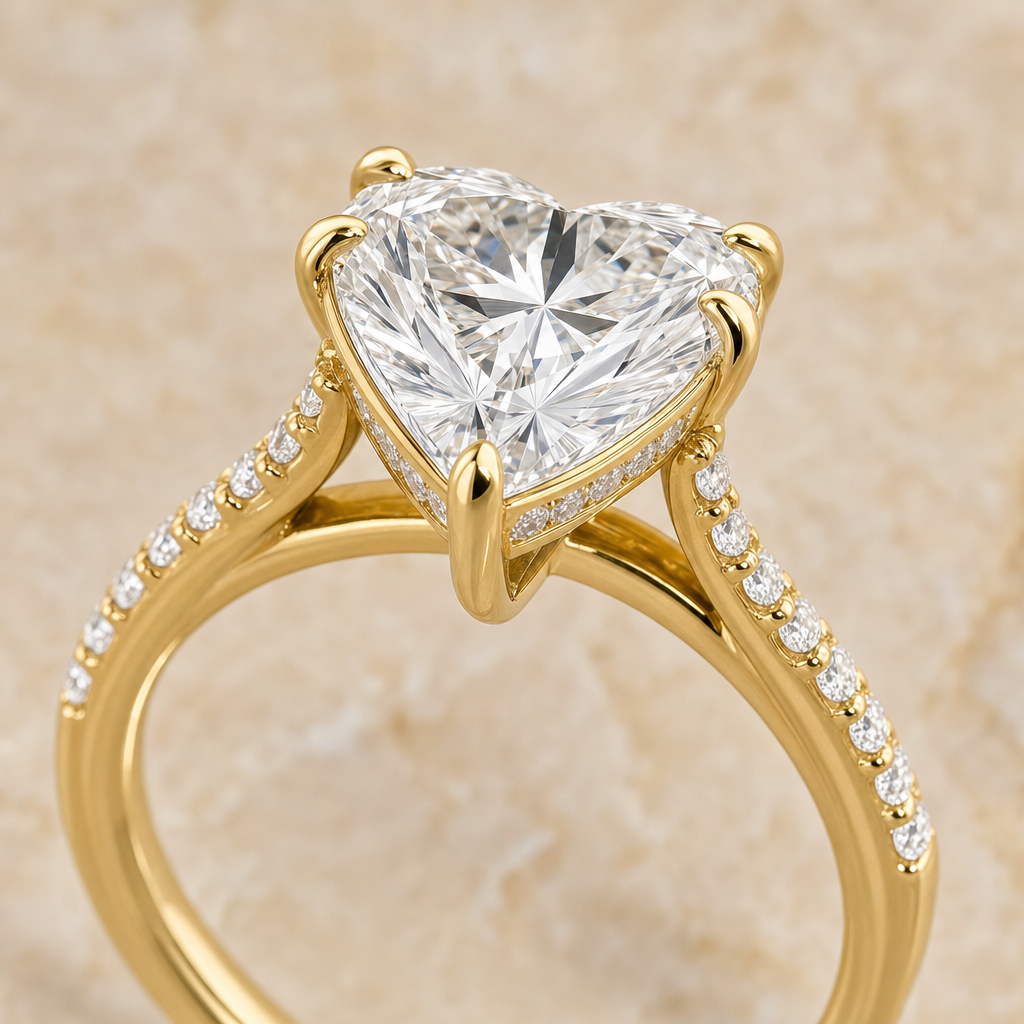 Heart Cathedral Pavé Ring - image 3 - 1Luxury Miami