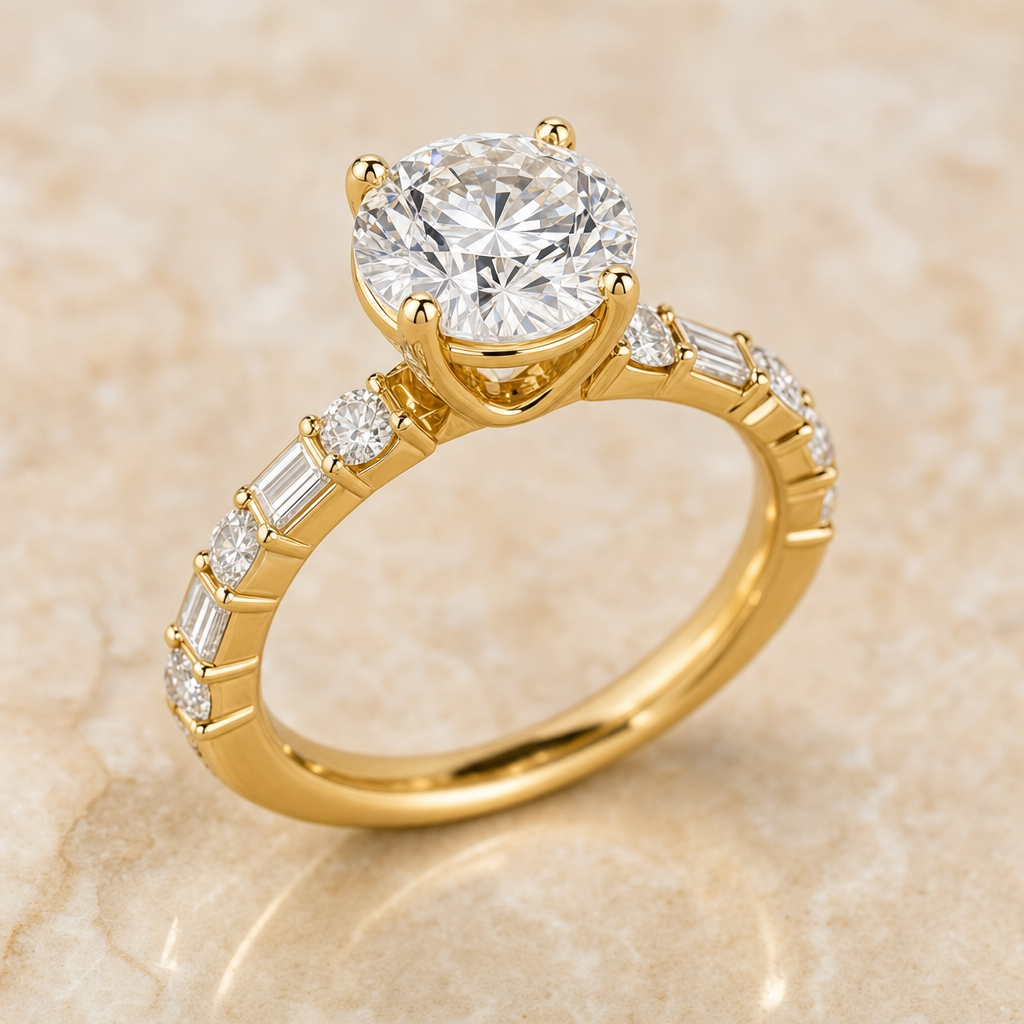 Round-And-Baguette Band - image 3 - 1Luxury Miami