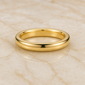 Comfort-Fit Gold Band - main - 1Luxury Miami