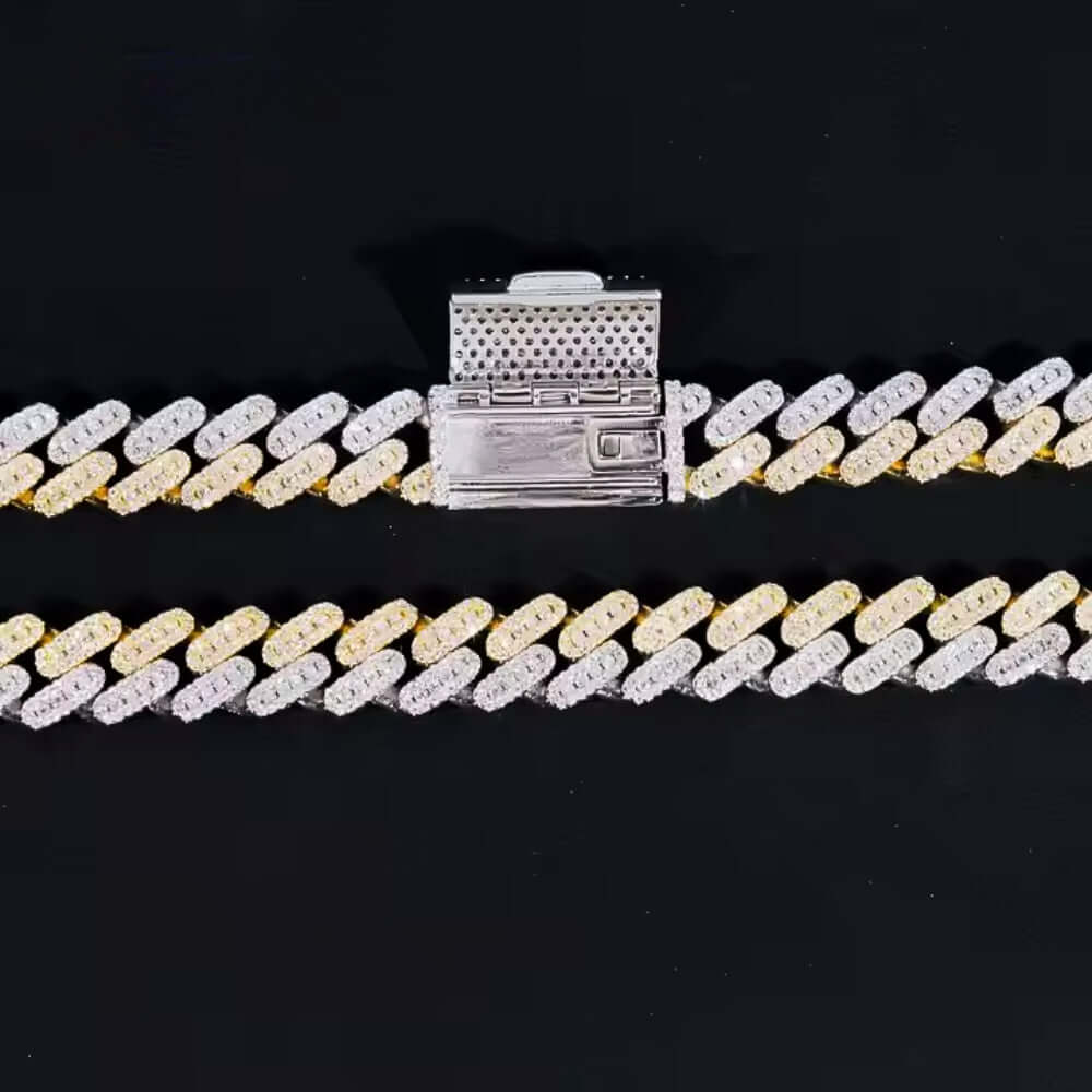 Moissanite Cuban Link Chain - 10mm