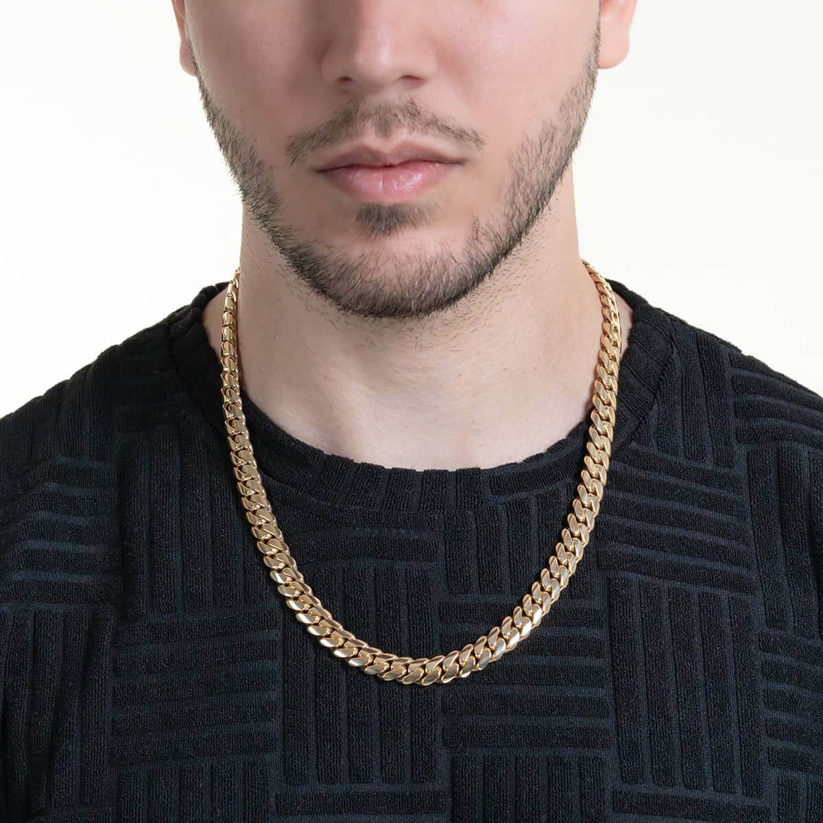Cuban Link Chain Solid Gold - 10mm