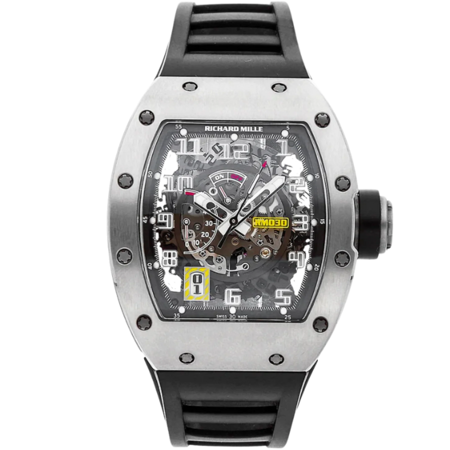 Richard Mille RM030 White Gold luxury watch at 1Luxury Miami