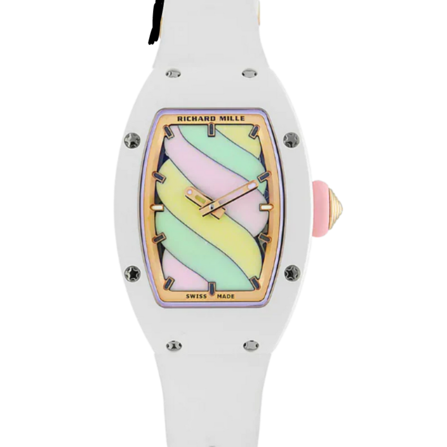 Richard Mille RM 07-03 Rose Gold Titanium Ceramic Rubber Strap luxury watch at 1Luxury Miami