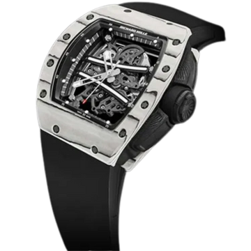 RM 061 Yohan Blake Ultimate Manual Winding Black Rubber Strap Ceramic Case