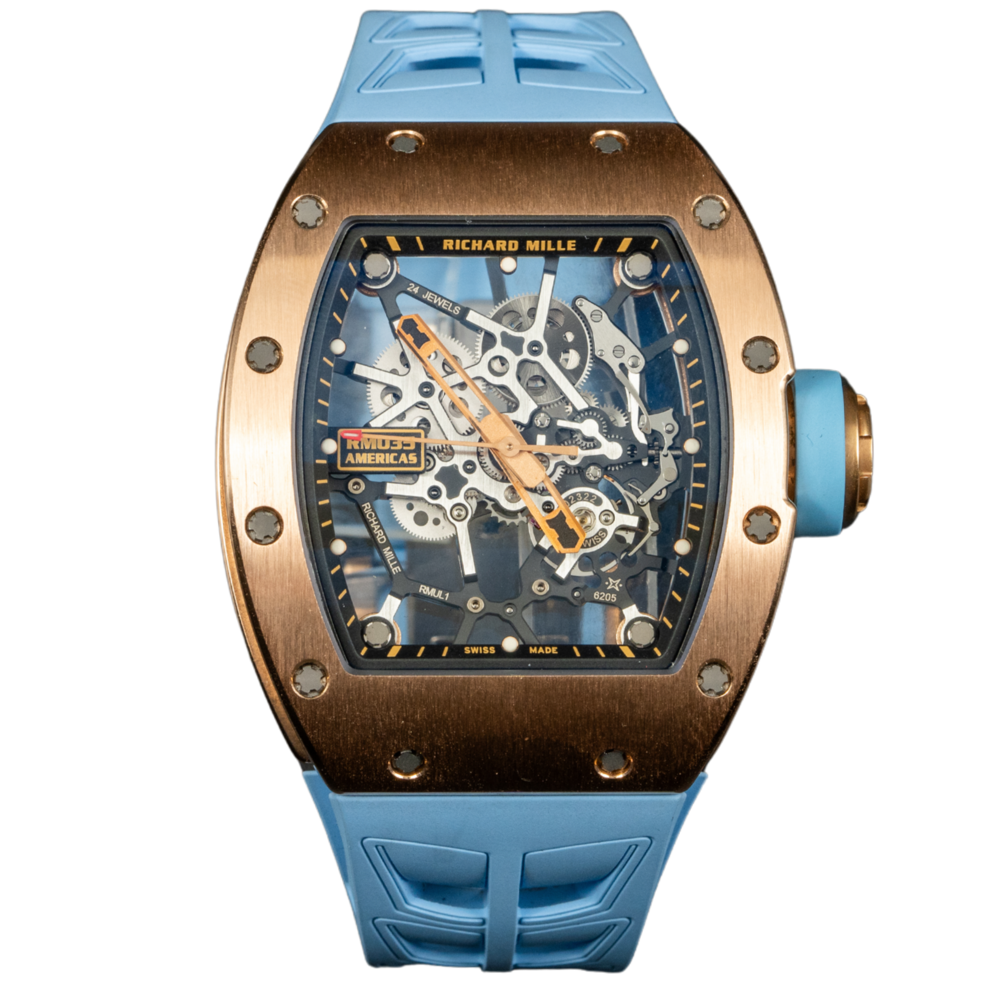 Richard Mille RM035 Rafael Nadal "Americas Edition" Rose Gold Skeleton (LIMITED 50 Pieces)