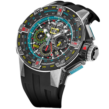 RM 60-01 Voiles De Saint Barth Automatic Black Rubber Titanium Case