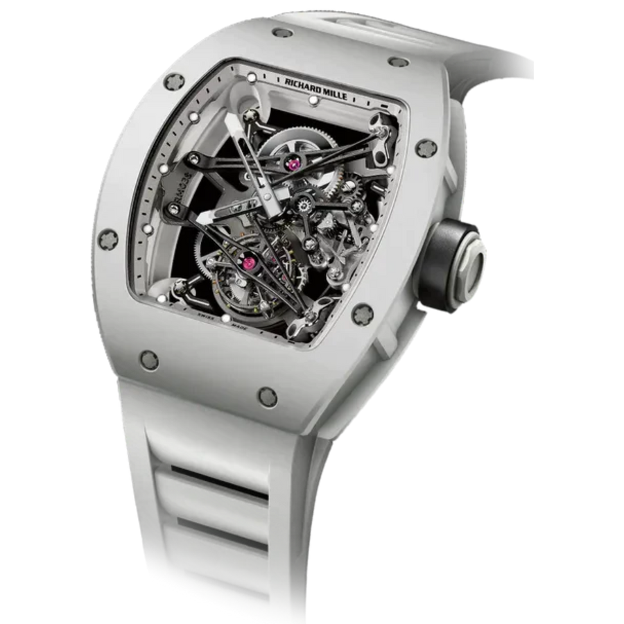 Richard Mille RM 038 Ceramic Diamond-Set luxury watch at 1Luxury Miami
