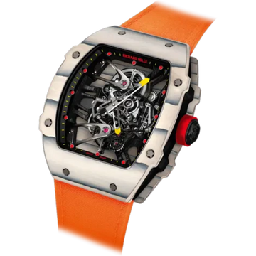 RM 027 Tourbillon Rafael Nadal Manual Winding Textile Strap Transparent Dial