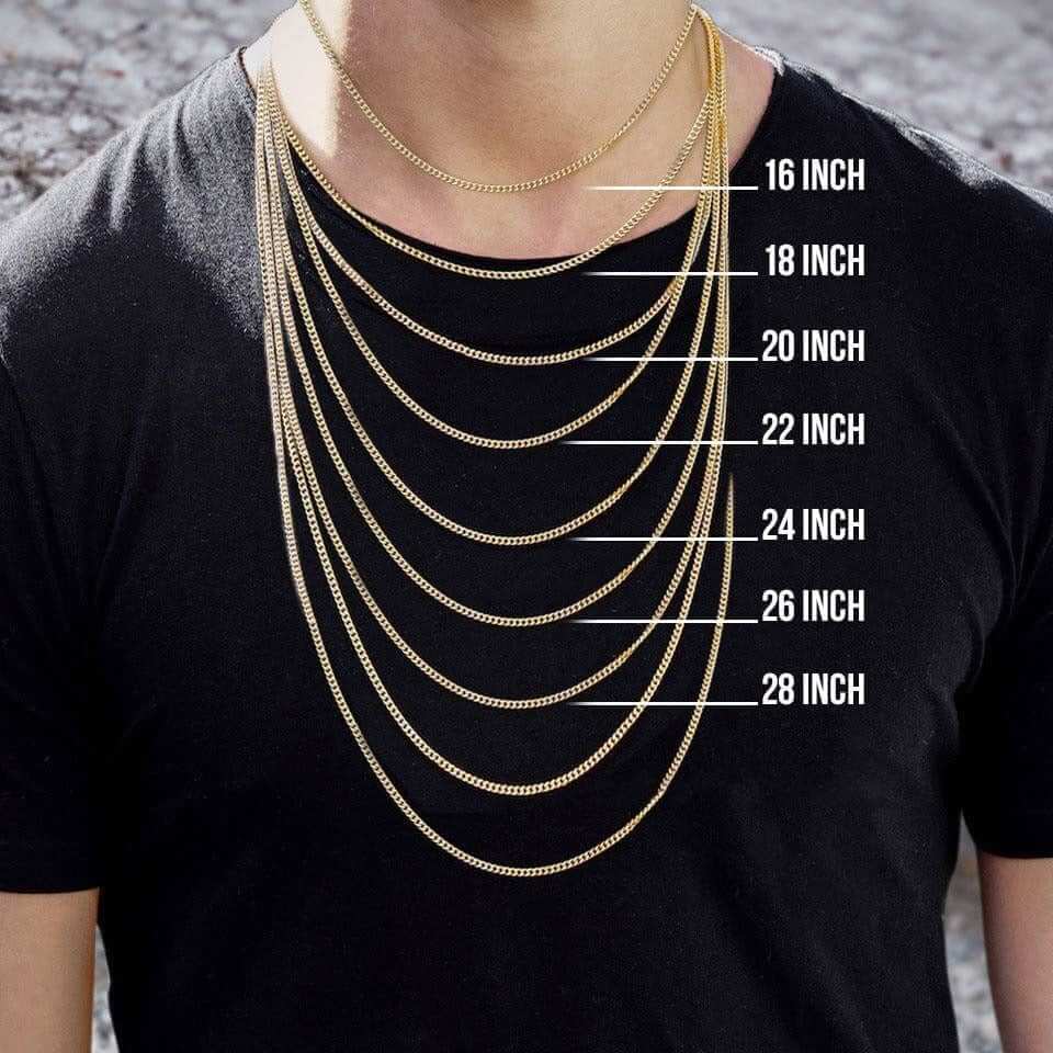Cuban Link Chain Solid Gold - 12mm