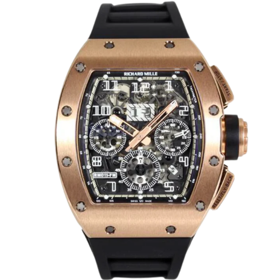 Richard Mille RM011 Rose Gold luxury watch at 1Luxury Miami