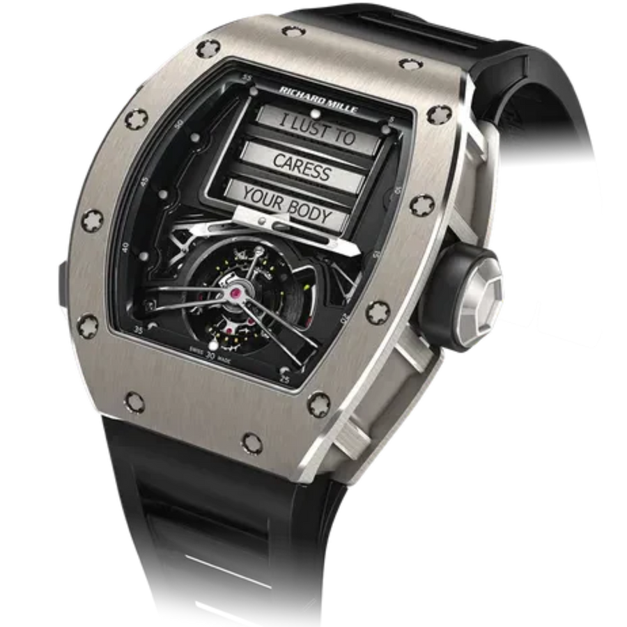 Richard Mille RM 69 Titanium Diamond-Set Rubber Strap luxury watch at 1Luxury Miami