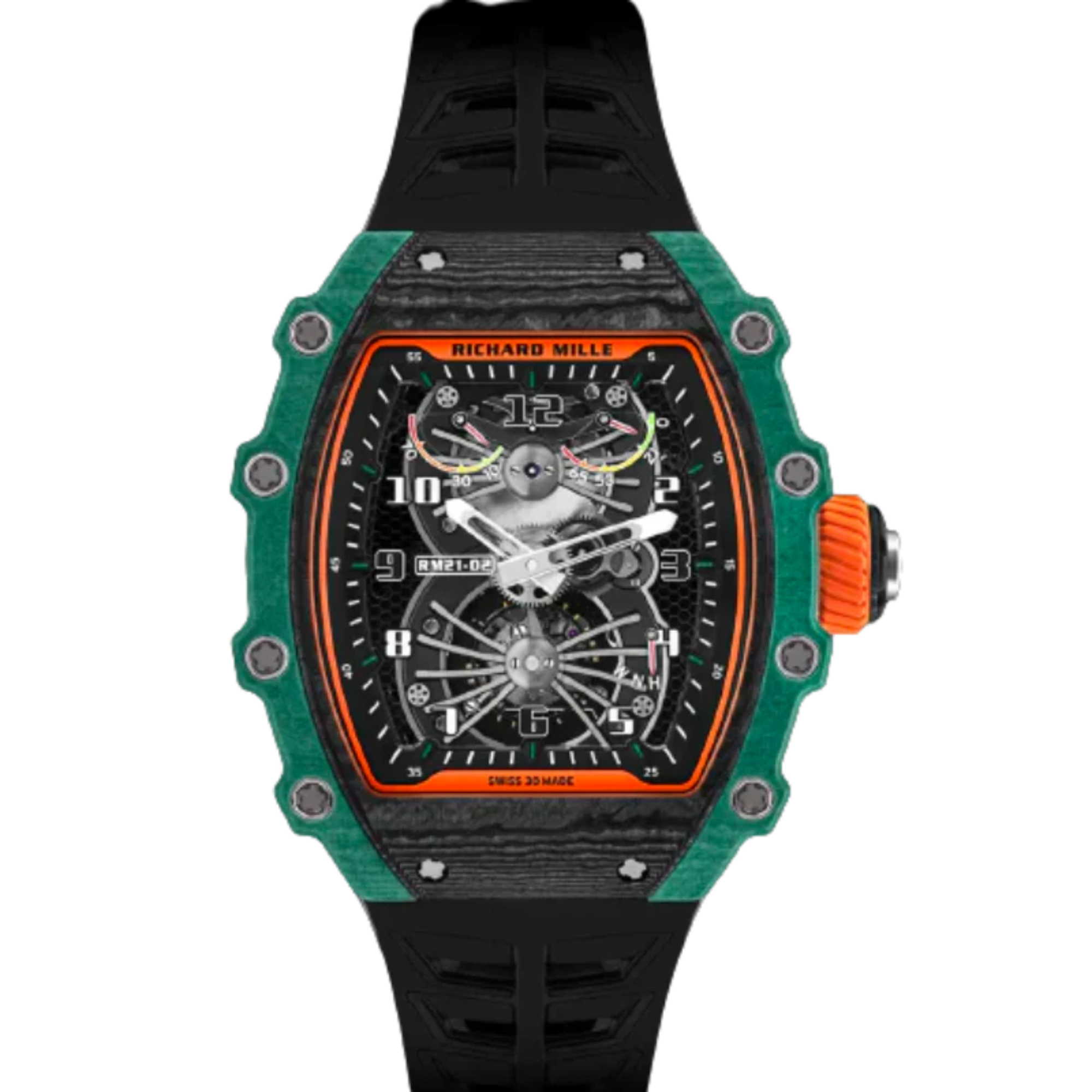 RM 21-02 Manual Winding Tourbillon Aerodyne Limited Edition Automatic Rubber Carbon Case