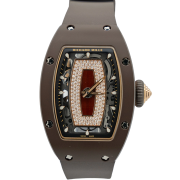 Richard Mille RM07 Brown Ceramic Red Jaspar Factory Set Lips