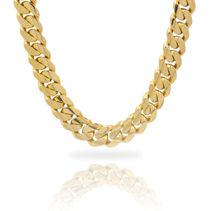 Cuban Link Chain Solid Gold - 16mm