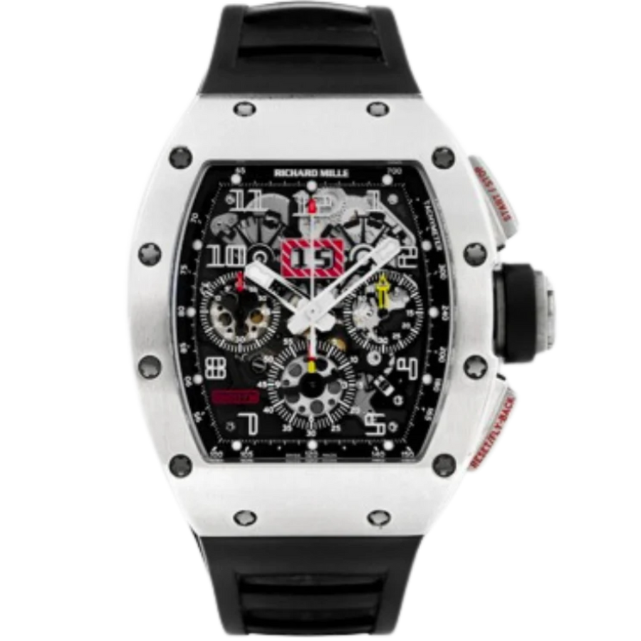 Richard Mille RM 011 White Gold luxury watch at 1Luxury Miami