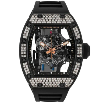 RM 055 Bubba Watson Carbon Rose Gold Diamond Bezel
