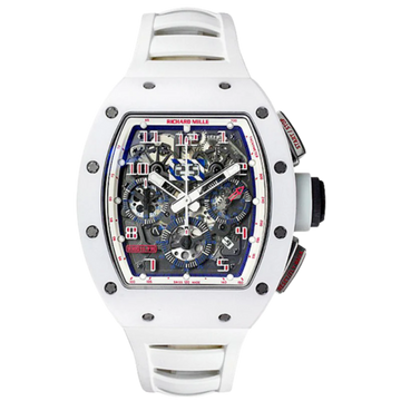 RM 011 "Asia Edition" White Ceramic x Black Sides