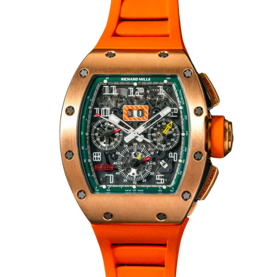 Richard Mille RM 011 Rose Gold Titanium luxury watch at 1Luxury Miami