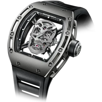 RM 052 Skull Tourbillon Limited Edition Rubber Strap Titanium Case
