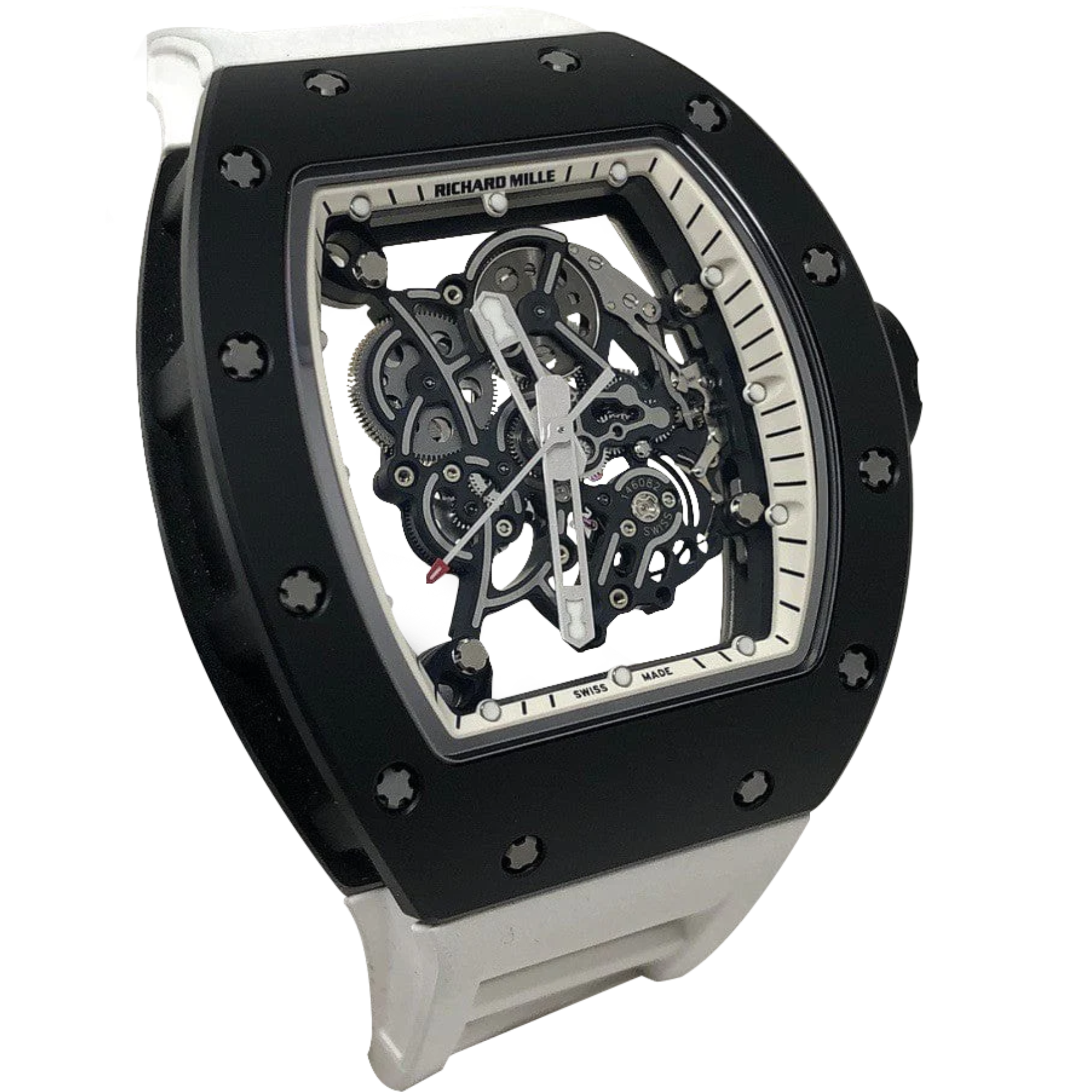 Richard Mille RM055 Black Bubba Watson White Rehaut Americas Edition