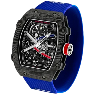 RM 67-02 Sebastian Ogier Automatic Textile Blue Strap Carbon Case