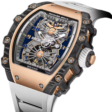 RM 21-01 Manual Winding Tourbillon Aerodyne Rubber Rose Gold Case