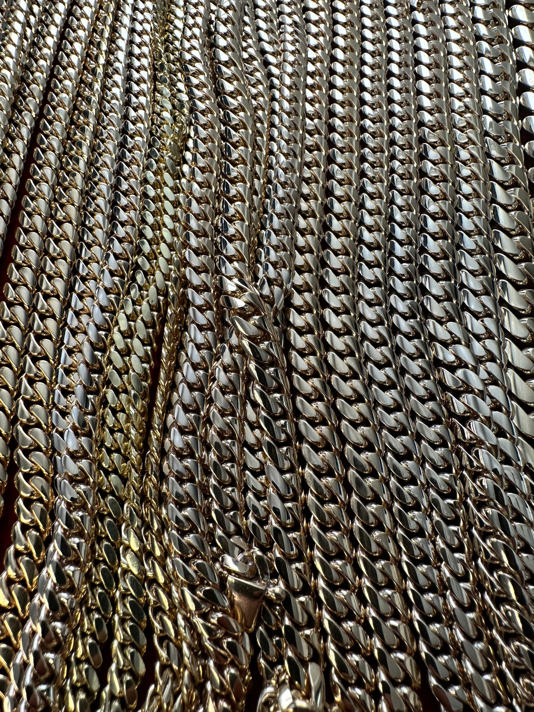 10k Solid Gold 10mm 20” Cuban link chain