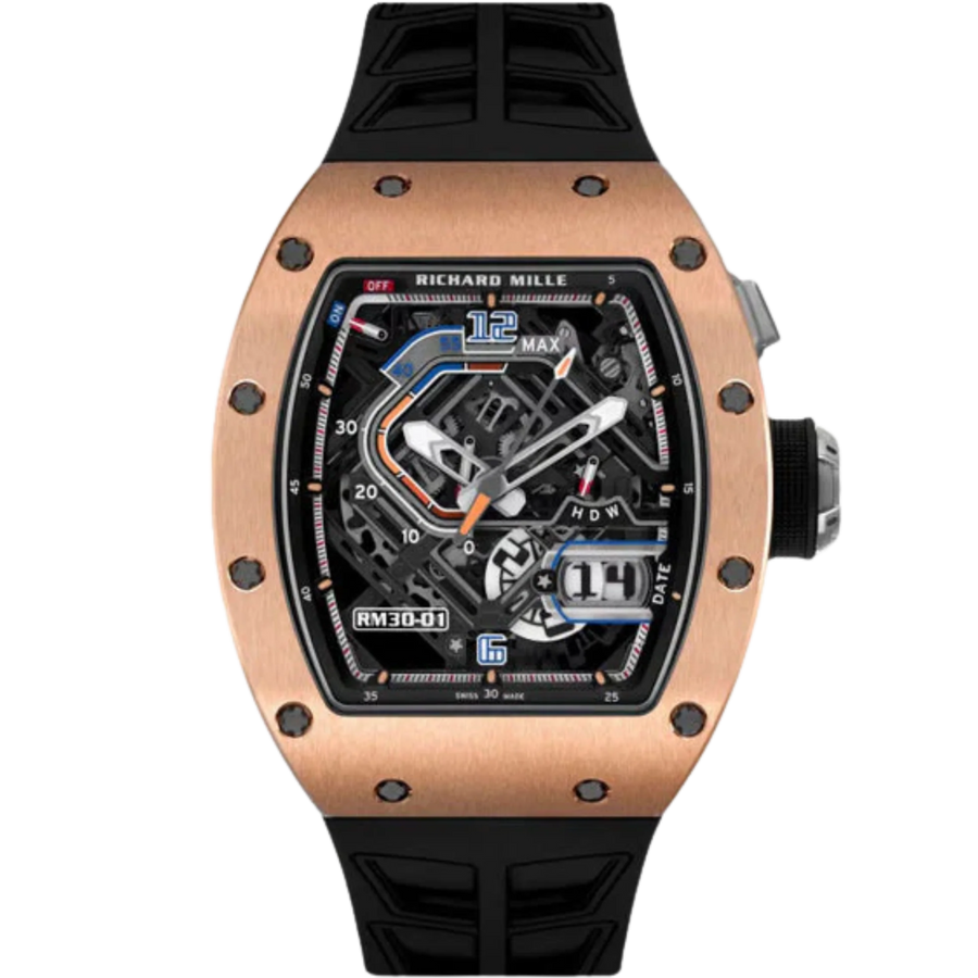 Richard Mille RM30-01 Rose Gold luxury watch at 1Luxury Miami
