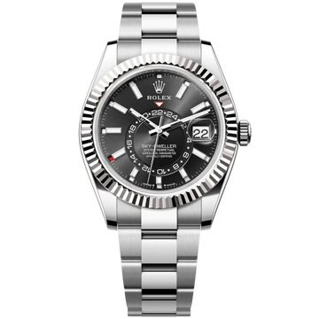 Rolex Skydweller Ref. 336934 Stainless Steel Black Dial on Oyster