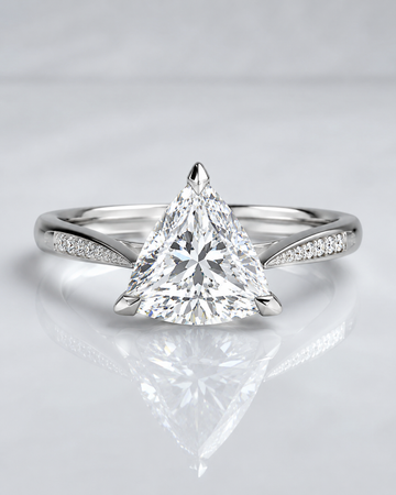 Model 20 Trillion Modern Pavé lab-grown diamond engagement ring design