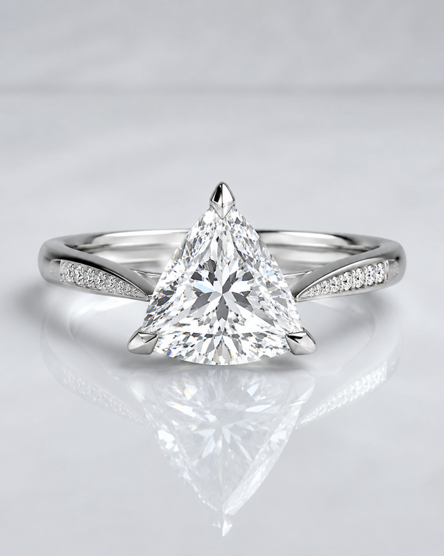 Model 20 Trillion Modern Pavé lab-grown diamond engagement ring design