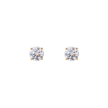 2ct Each Diamond Lab Studs