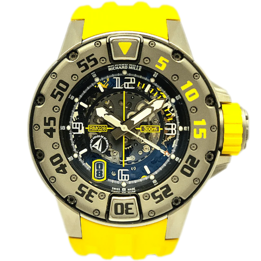 Richard Mille RM028 Titanium luxury watch at 1Luxury Miami