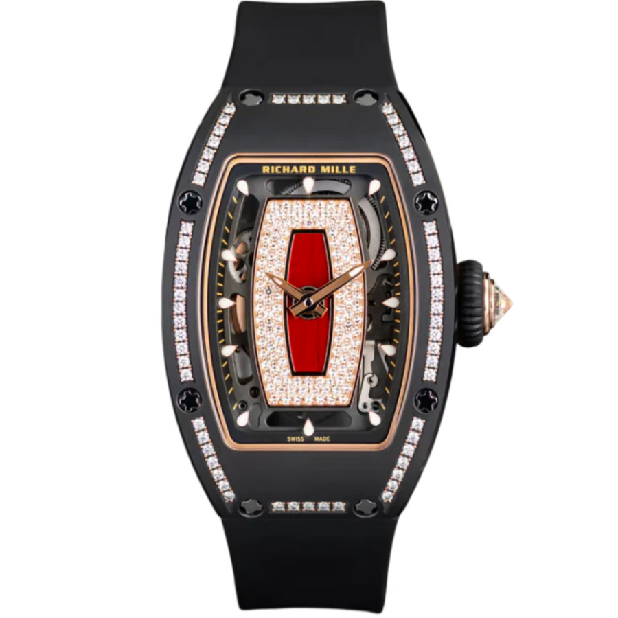 Richard Mille RM07 Ceramic Diamond-Set luxury watch at 1Luxury Miami