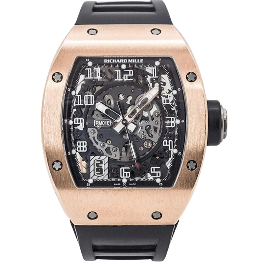 Richard Mille RM 010 Rose Gold luxury watch at 1Luxury Miami