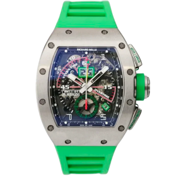 RM 011 Roberto Mancini Titanium Automatic Rubber Strap Titanium Case