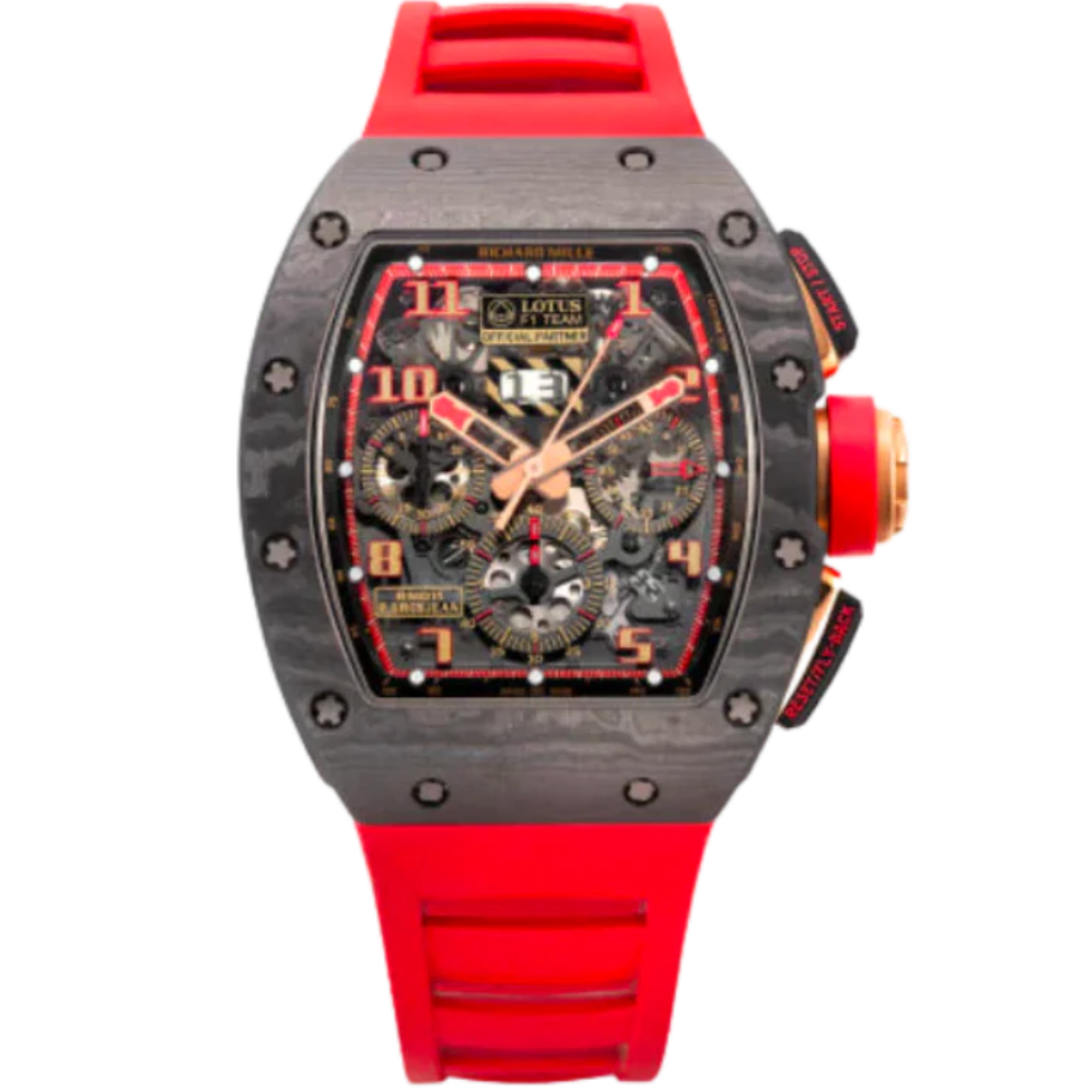 RM 011 Lotus Rose Gold Sides