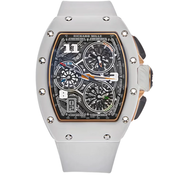 Richard Mille RM72-01 White Ceramic Flyback Chronograph
