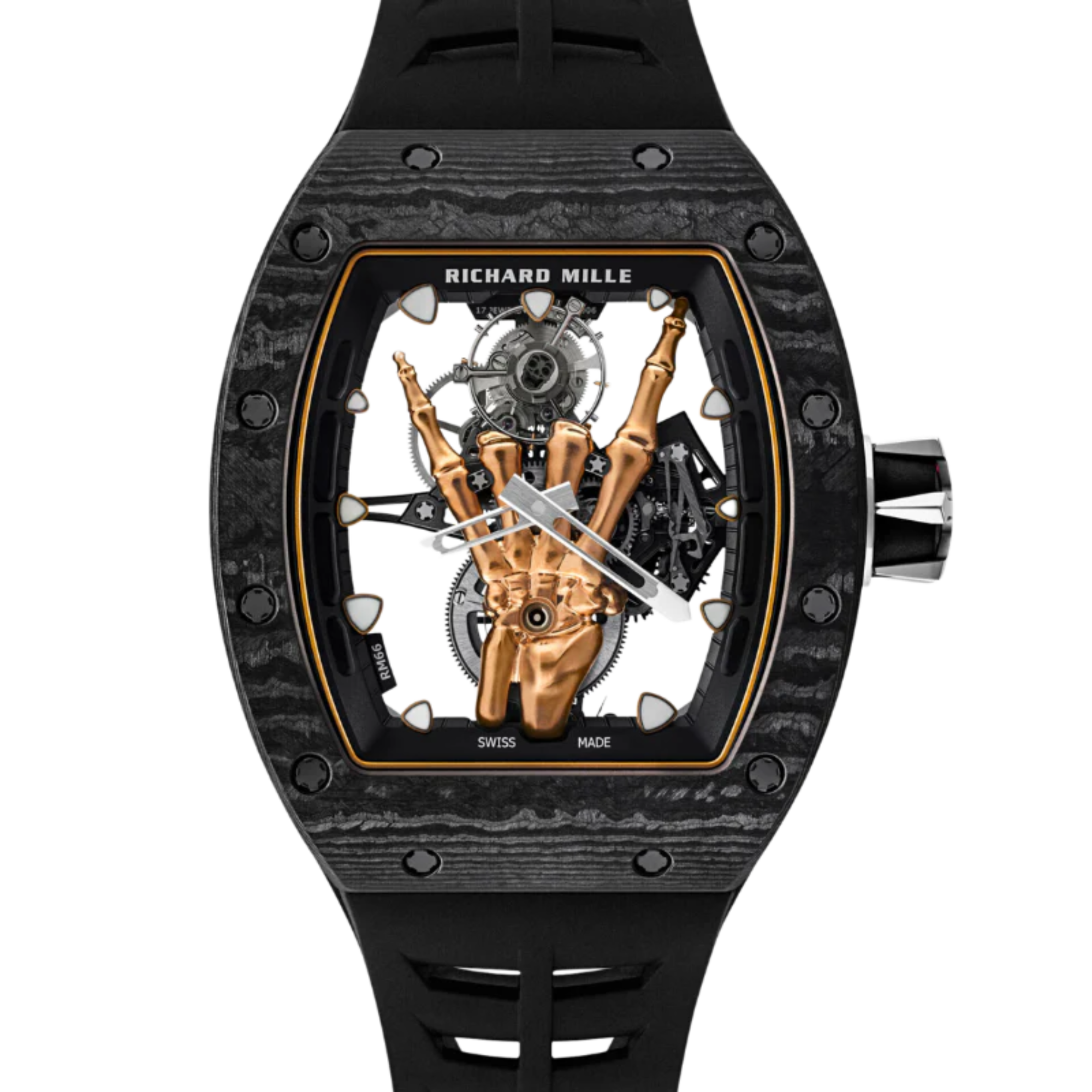 Richard Mille RM066 Rockstar Flying Tourbillon Black /RG Sides