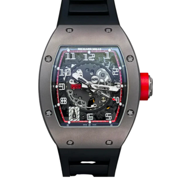 RM 010 Automatic Ginza Collection Rubber Strap Titanium Case