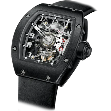RM 003-V2 Tourbillon Dual Time Zone Rubber Strap Titanium Case