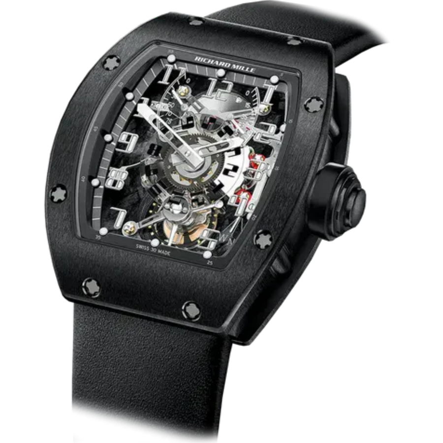 Richard Mille RM 003 Titanium Diamond-Set Rubber Strap luxury watch at 1Luxury Miami