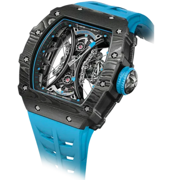 RM 53-01 Tourbillon Pablo Mac Donough Manual Winding Rubber Strap Carbon Case
