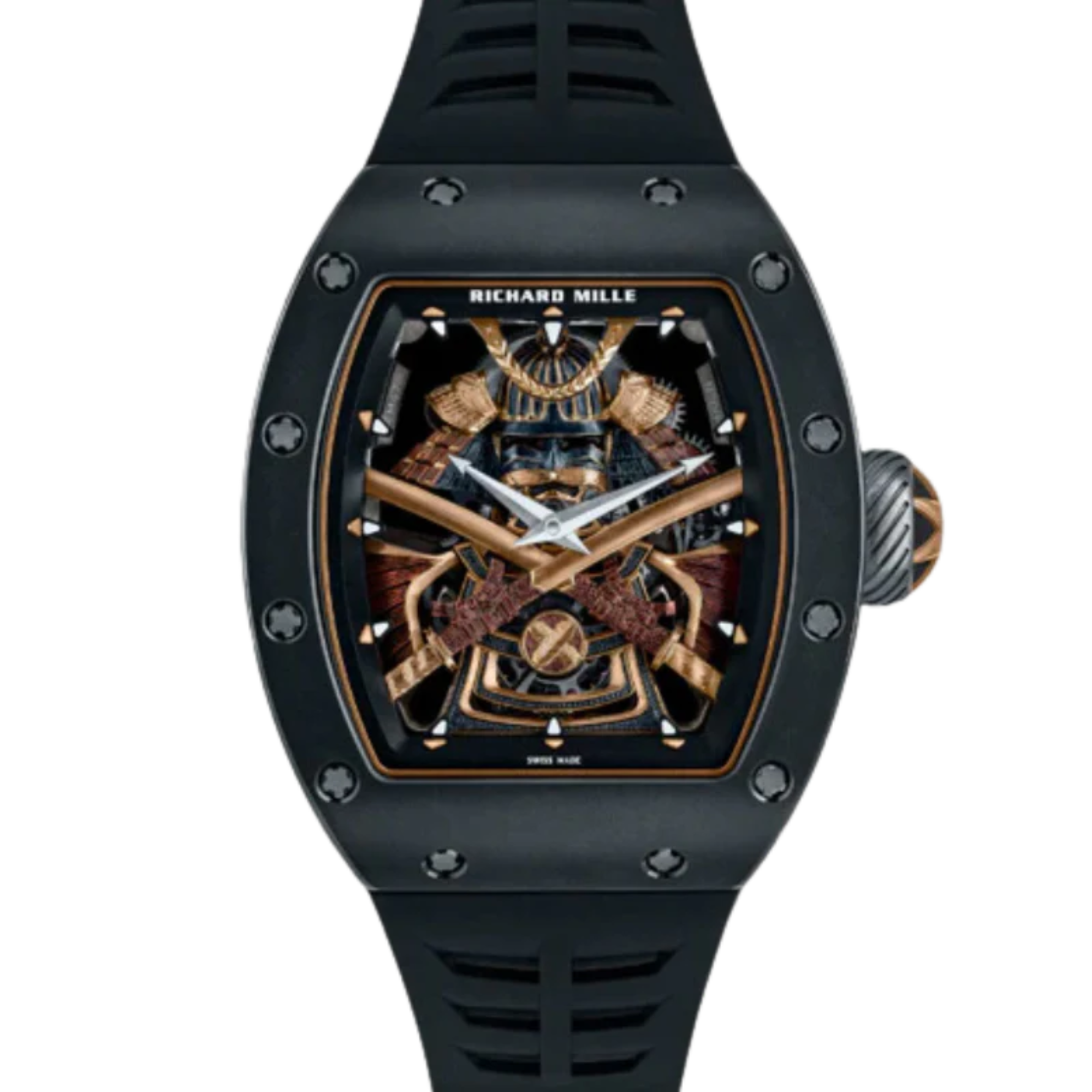 Richard Mille RM047 Samurai Tourbillon Ceramic TZP/RG Sides
