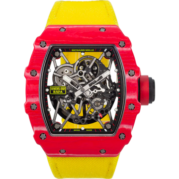 RM 35-02 Rafael Nadal Red Quartz-Automatic Textile Carbon Case
