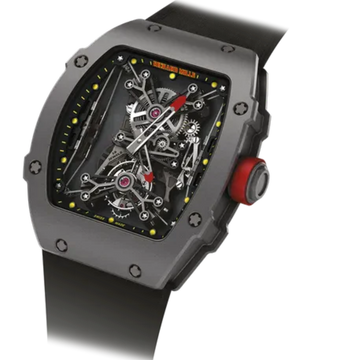RM 027 Tourbillon Rafael Nadal Automatic Black Rubber Strap Grey Carbon Case