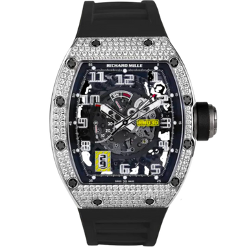 RM030 White Gold Factory Set Diamonds Full Setting